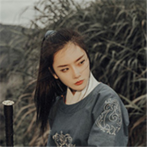 俠風滿溢古風真人頭像，英氣女生頭像