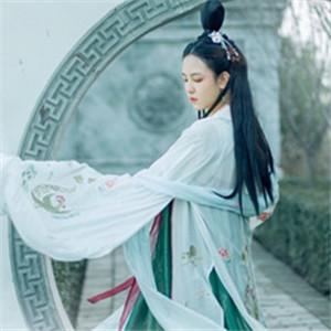 竹青風(fēng)悠女子清雅古風(fēng)頭像，唯美女生真人頭像