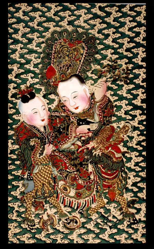 家佳樂文學(xué)傳統(tǒng)精美色彩艷麗的年畫