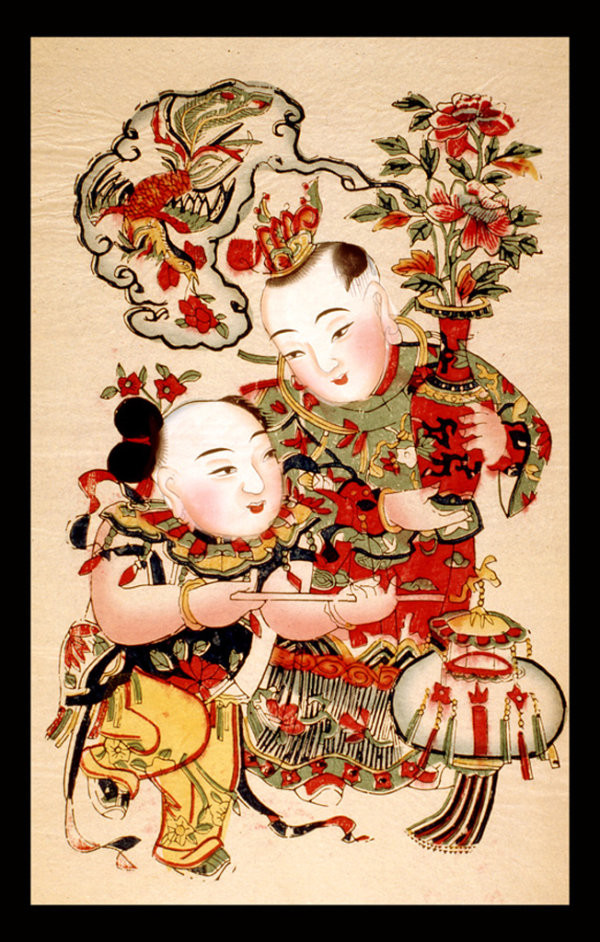 家佳樂(lè)文學(xué)傳統(tǒng)精美色彩艷麗的年畫(huà)（二）