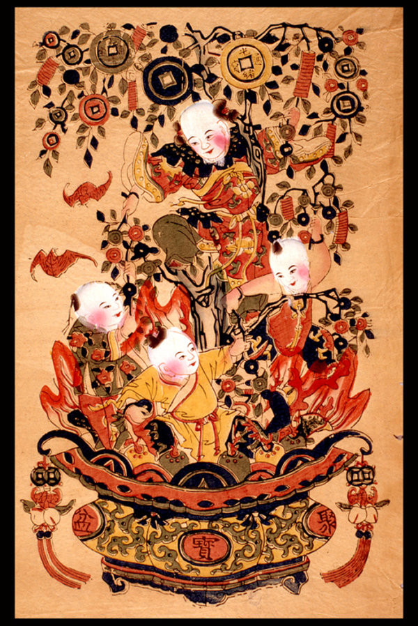 家佳樂文學傳統(tǒng)精美色彩艷麗的年畫（三）