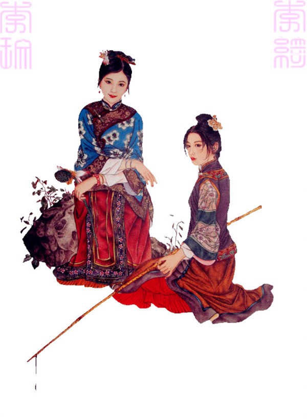 趙成偉《清裝紅樓人物譜》欣賞（二）