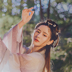 星輝光影漢服古風女子頭像，妖媚女生頭像