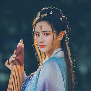 星輝光影漢服古風(fēng)女子頭像，妖媚女生頭像