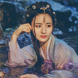 星輝光影漢服古風(fēng)女子頭像，妖媚女生頭像
