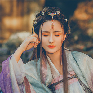星輝光影漢服古風(fēng)女子頭像，妖媚女生頭像