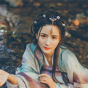 星輝光影漢服古風(fēng)女子頭像，妖媚女生頭像