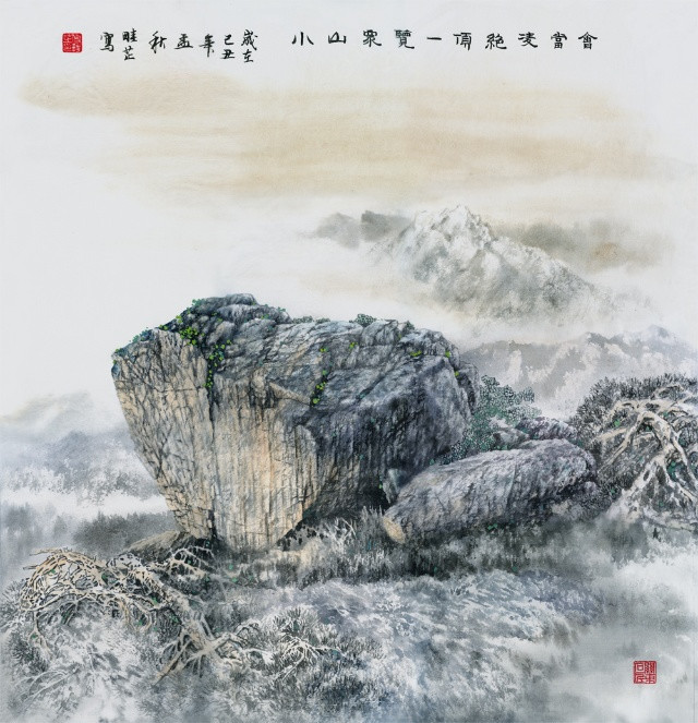 傅畦芷工筆色彩水墨國畫欣賞