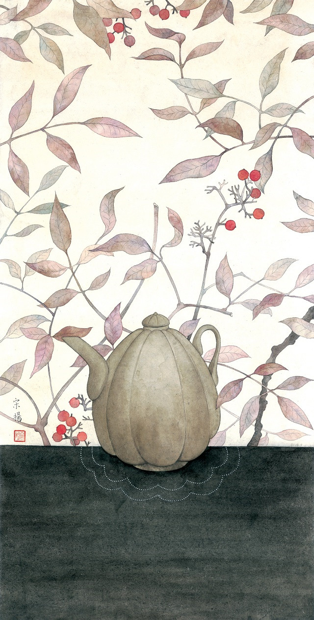 古典清雅宋揚(yáng)國(guó)畫植物家具工筆畫（二）