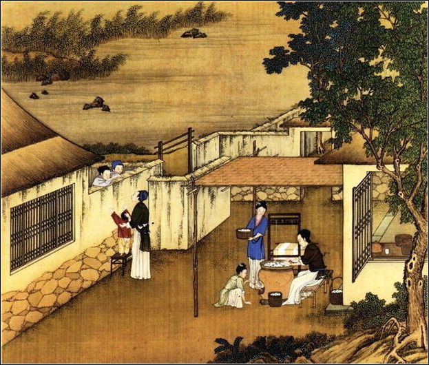 中國24節(jié)氣古畫圖，超美國畫插畫欣賞