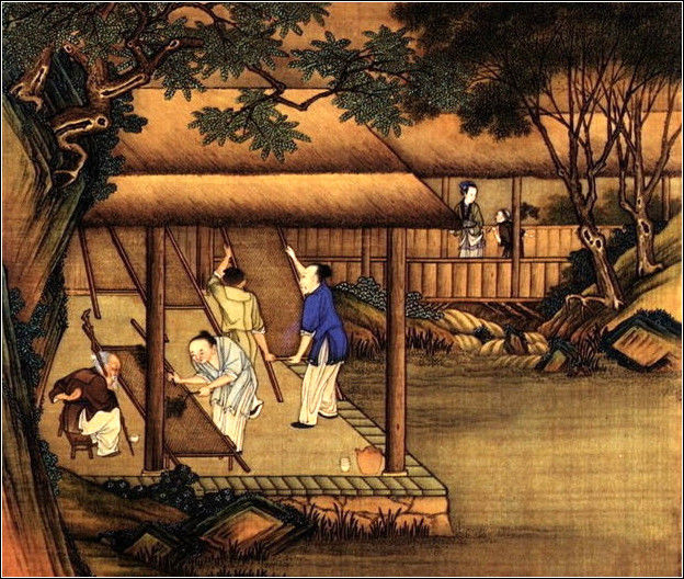 中國24節(jié)氣古畫圖，超美國畫插畫欣賞