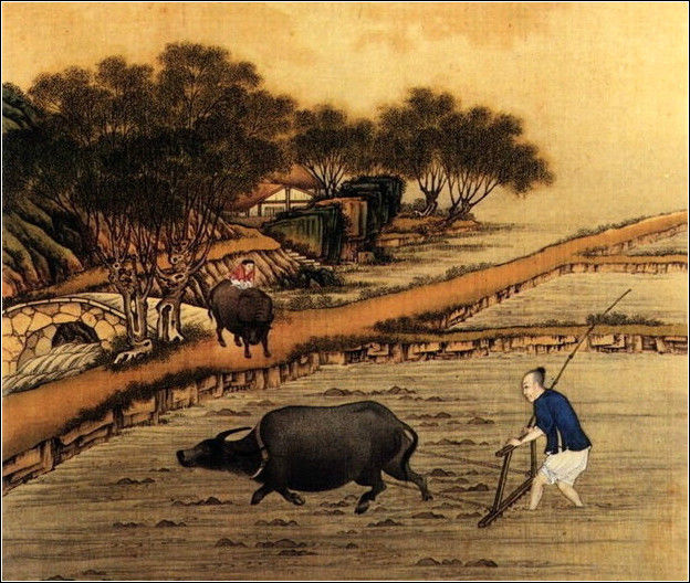 中國24節(jié)氣古畫圖，超美國畫插畫欣賞