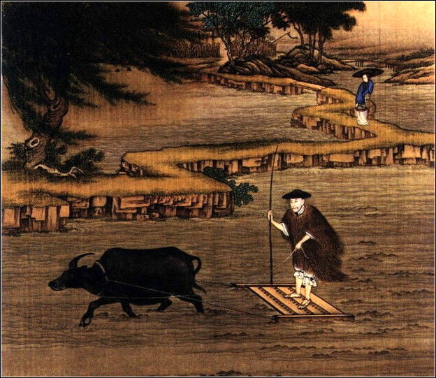 中國24節(jié)氣古畫圖，超美國畫插畫欣賞