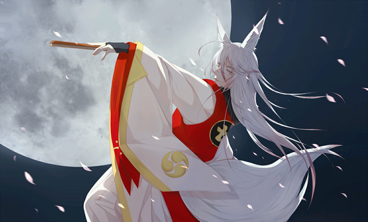 陰陽(yáng)師妖狐古風(fēng)圖片