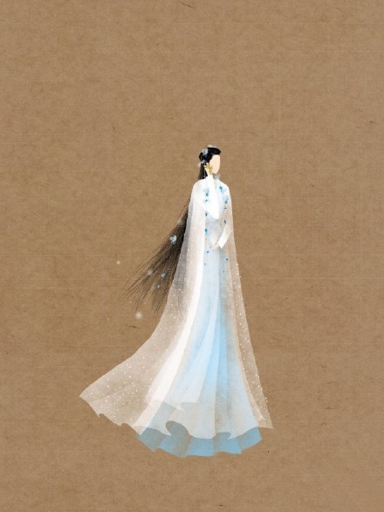 經(jīng)典古風(fēng)電視劇插畫(huà)，人生若只如初見(jiàn)