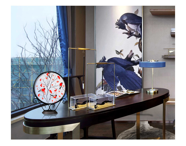 寓意招財(cái)?shù)募壹褬肺膶W(xué)禪意鐵藝工藝品擺件