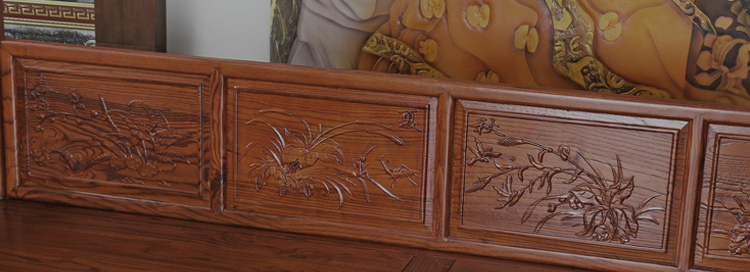 實木雕花架子床明清仿古中式雙人床