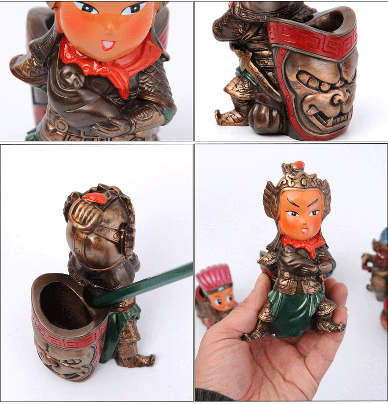 家佳樂(lè)文學(xué)特色三國(guó)人物公仔創(chuàng)意筆筒