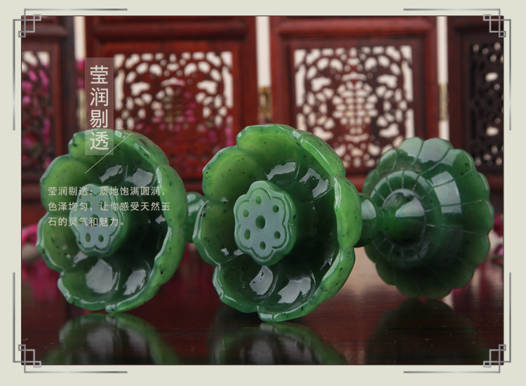 家佳樂文學(xué)文藝碧玉蓮花筆洗和田玉蓮花香爐