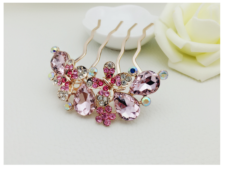 家佳樂(lè)文學(xué)珍珠發(fā)梳插梳可愛(ài)氣質(zhì)頭飾首飾