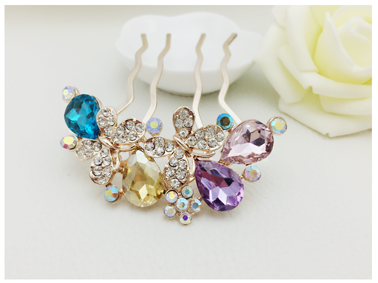 家佳樂(lè)文學(xué)珍珠發(fā)梳插梳可愛(ài)氣質(zhì)頭飾首飾