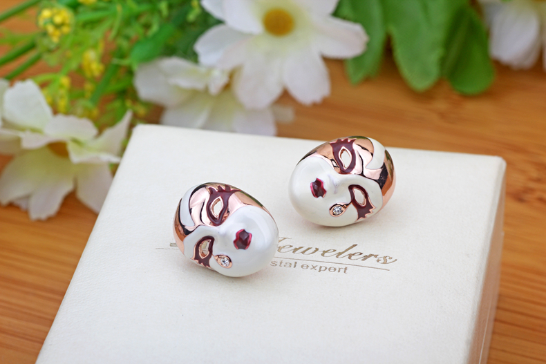 優(yōu)雅的家佳樂(lè)文學(xué)京劇臉譜耳環(huán)