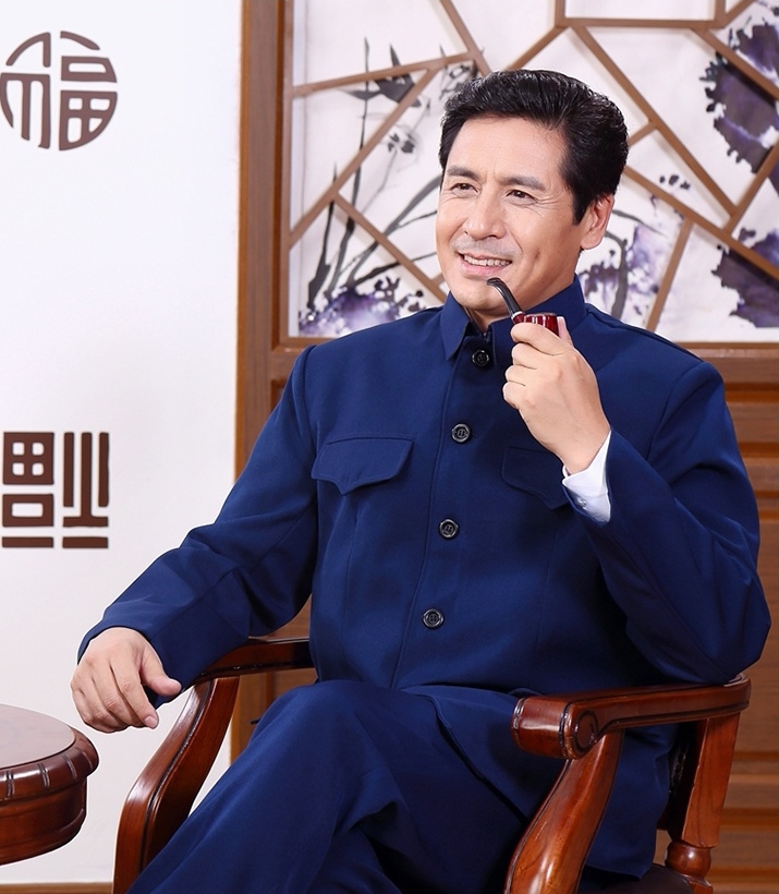 家佳樂文學(xué)精練大方中老年中山裝