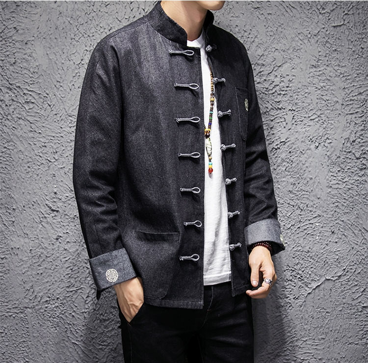 家佳樂文學(xué)夾克立領(lǐng)唐裝