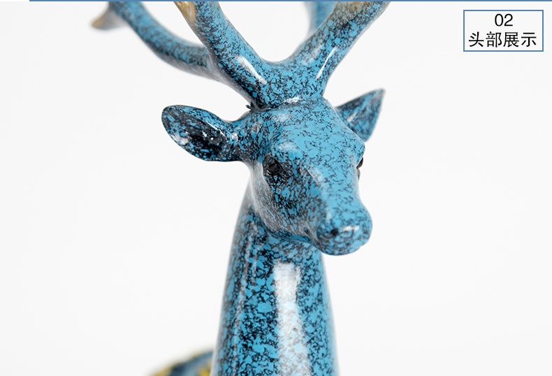 空靈優(yōu)雅，福壽福祿雙至的鹿型青銅器工藝品