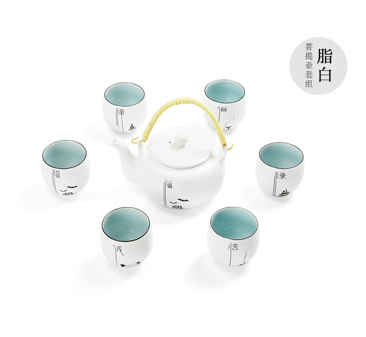 樸實(shí)無華，簡約厚重青釉陶瓷茶具