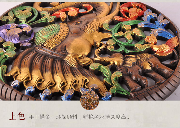 泰式雕刻，柚木雅致精美木雕