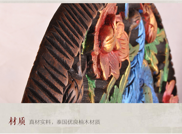 泰式雕刻，柚木雅致精美木雕