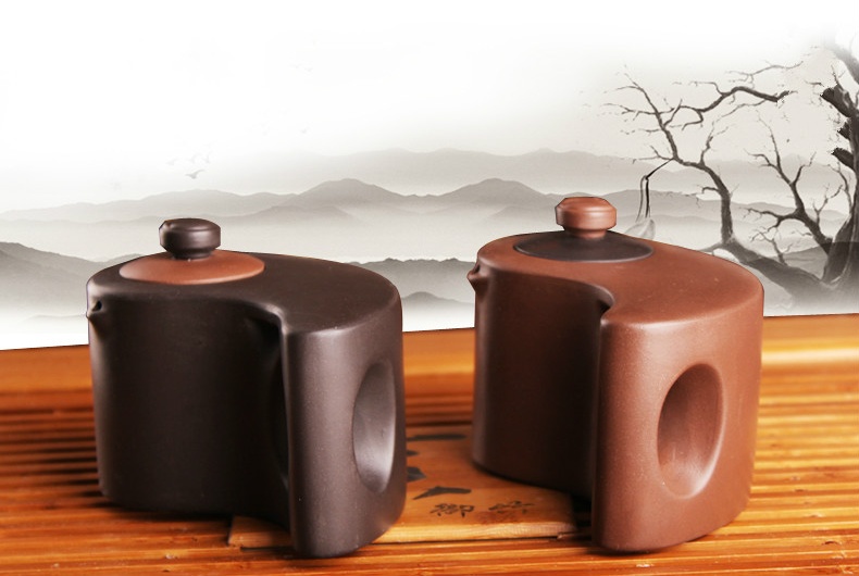 太極陰陽紫砂壺，創(chuàng)意家佳樂文學(xué)格紫砂壺
