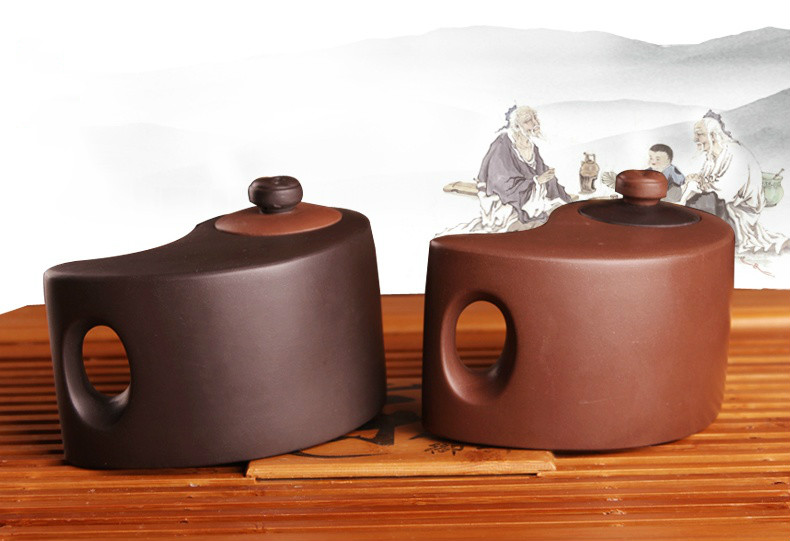 太極陰陽紫砂壺，創(chuàng)意家佳樂文學(xué)格紫砂壺