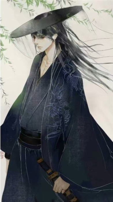 古風(fēng)唯美插畫，抽象細(xì)膩的手繪插畫