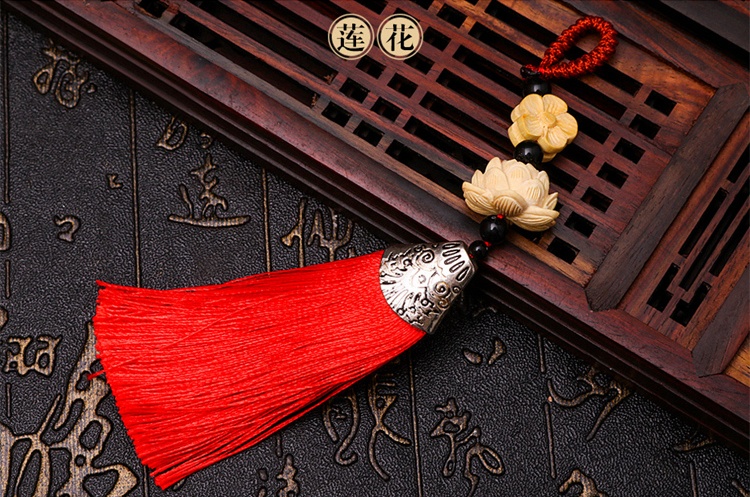 家佳樂文學(xué)流蘇木雕，年年有余細(xì)膩木雕