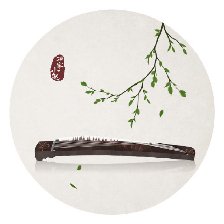 新春寓景插畫，家佳樂文學(xué)手繪插畫