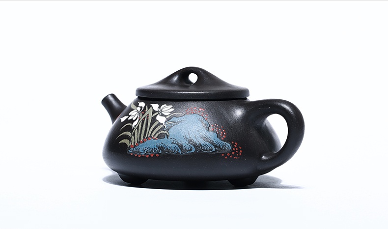 石瓢手工紫砂壺，精致典雅紫砂壺