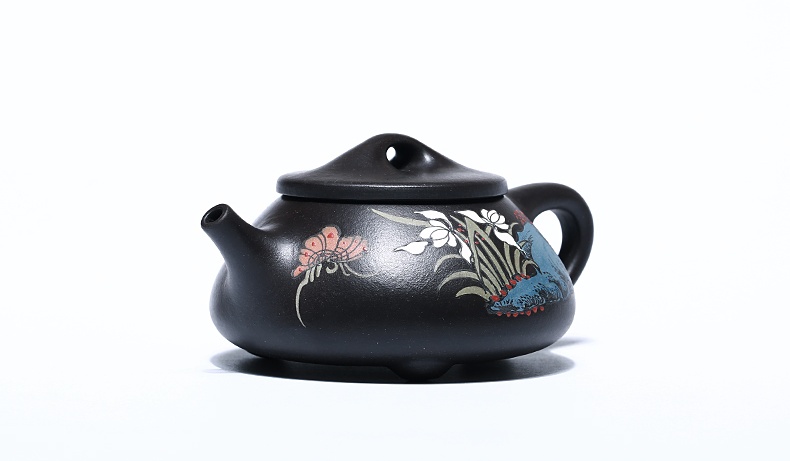 石瓢手工紫砂壺，精致典雅紫砂壺