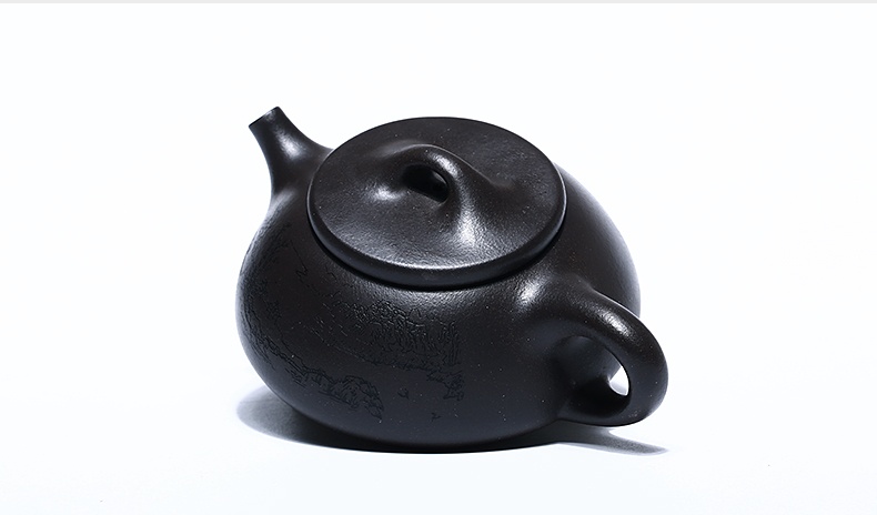 石瓢手工紫砂壺，精致典雅紫砂壺