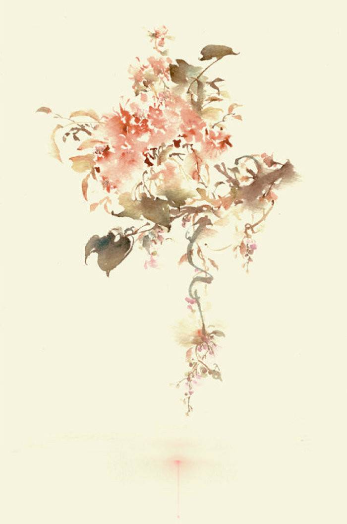 水墨風(fēng)格插畫，家佳樂文學(xué)藝術(shù)手繪插畫