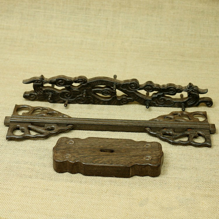 全天然雞翅木筆架，樸實(shí)精致筆架圖片