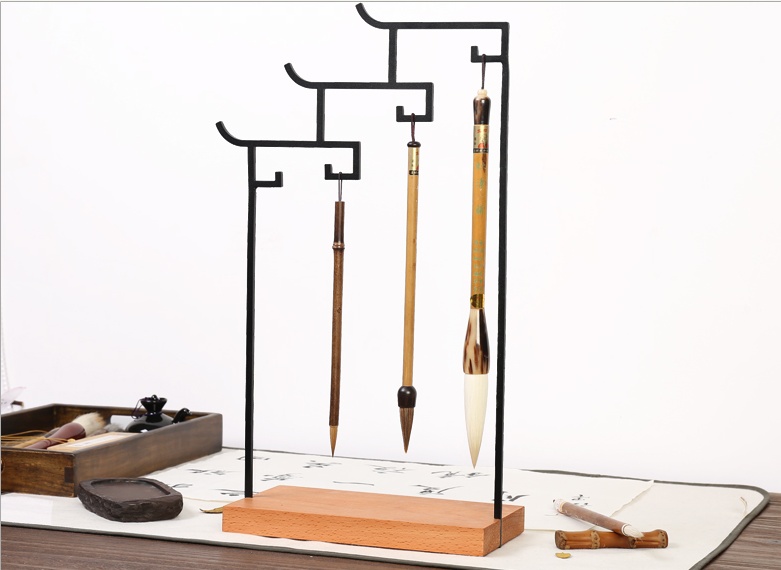 鐵藝微風(fēng)筆架，家佳樂(lè)文學(xué)極簡(jiǎn)筆架圖片