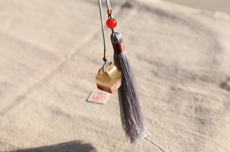 純手工壽山石印章，精致小巧印章圖片