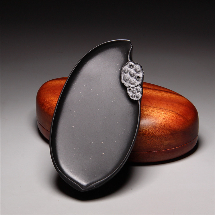 歙硯樸實硯臺，滑不拒筆中國硯臺