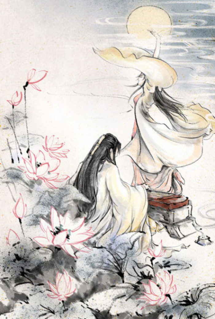 凄美國(guó)畫(huà)插畫(huà)，家佳樂(lè)文學(xué)詩(shī)意手繪插畫(huà)