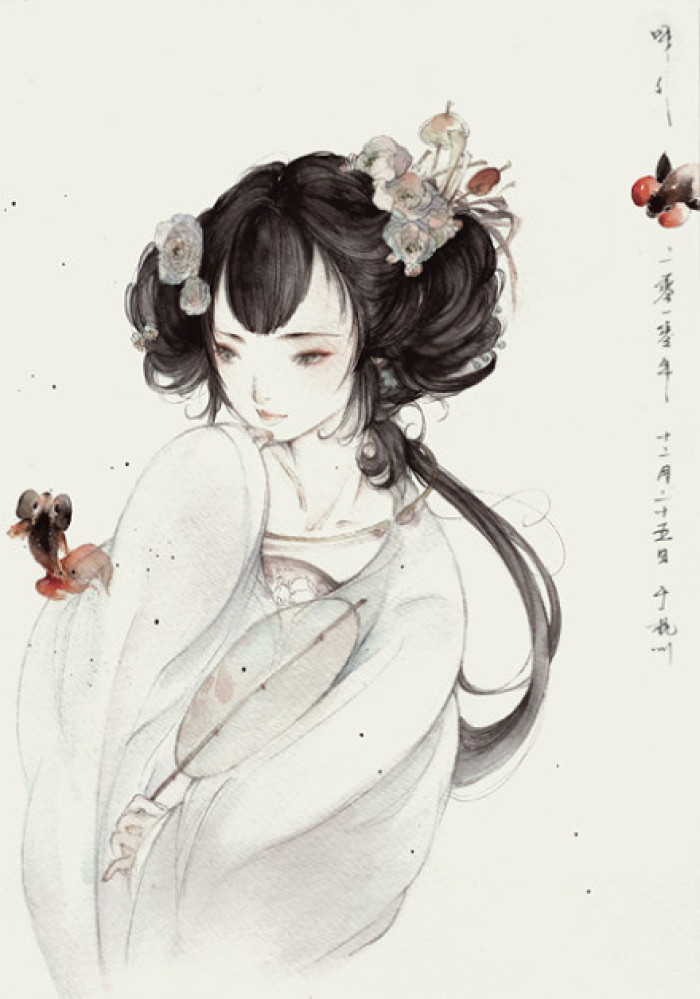 凄美國(guó)畫(huà)插畫(huà)，家佳樂(lè)文學(xué)詩(shī)意手繪插畫(huà)