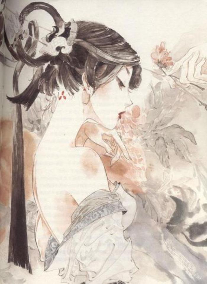 凄美國(guó)畫(huà)插畫(huà)，家佳樂(lè)文學(xué)詩(shī)意手繪插畫(huà)