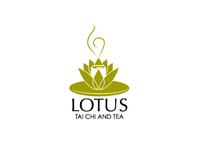 圣潔精簡蓮花logo，精品個性蓮花logo設計