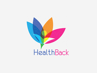 圣潔精簡蓮花logo，精品個性蓮花logo設計